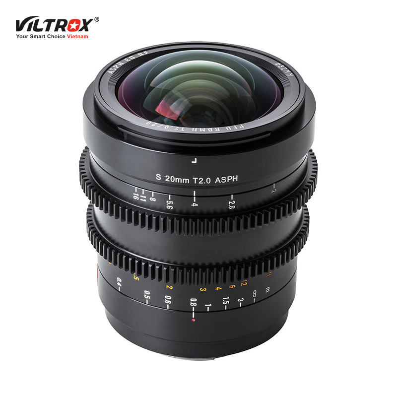 Ống kính Viltrox S 20mm T2.0 Cine Lens for Panasonic/Leica L-Mount